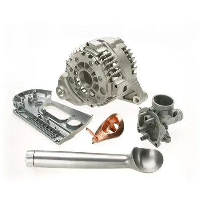 Assorted aluminum and copper castings