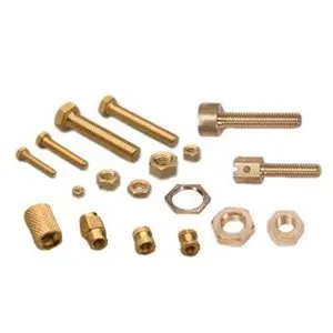 Brass machine screws, standoffs and nuts